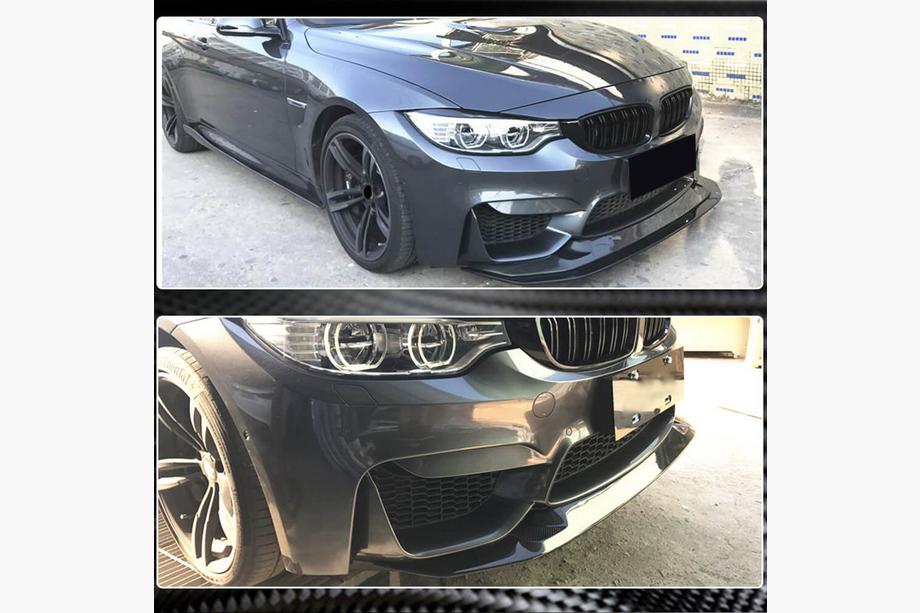 BMW serija 4 F32/F33/F36 2012–2020 Sprednji lip spojler za sprednji odbijač Lip V1 (za F82/F83, karbon) Fotografija 3