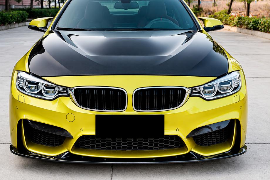BMW serija 4 F32/F33/F36 2012–2020 Lip spojler sprednjega odbijača Lip V4 (za F82/F83, karbonska vlakna) Image