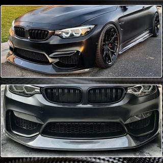 Sprednji lip spojler odbijača Lip V7 (za F82/F83, karbon) BMW serija 4 F32/F33/F36 2012–2020 fotografija 4