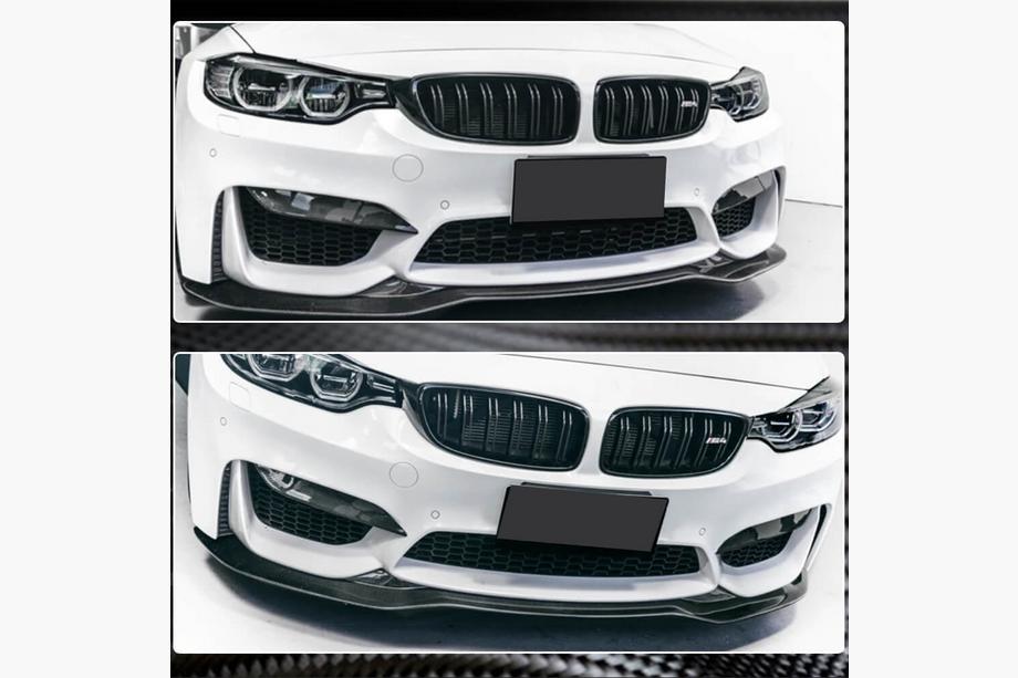BMW serija 4 F32/F33/F36 2012–2020 Lip spojler sprednjega odbijača Lip V9 (za F82/F83, karbon) Fotografija 4