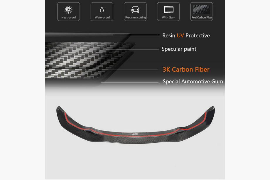 BMW serija 4 F32/F33/F36 2012–2020 Lip spojler sprednjega odbijača Lip V9 (za F82/F83, karbon) Fotografija 5