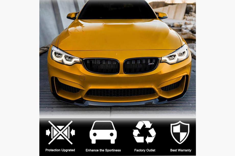 BMW serija 3 F30/F31 2012–2019 Lip spojler sprednjega odbijača FRP V17 (za F80) Fotografija 3