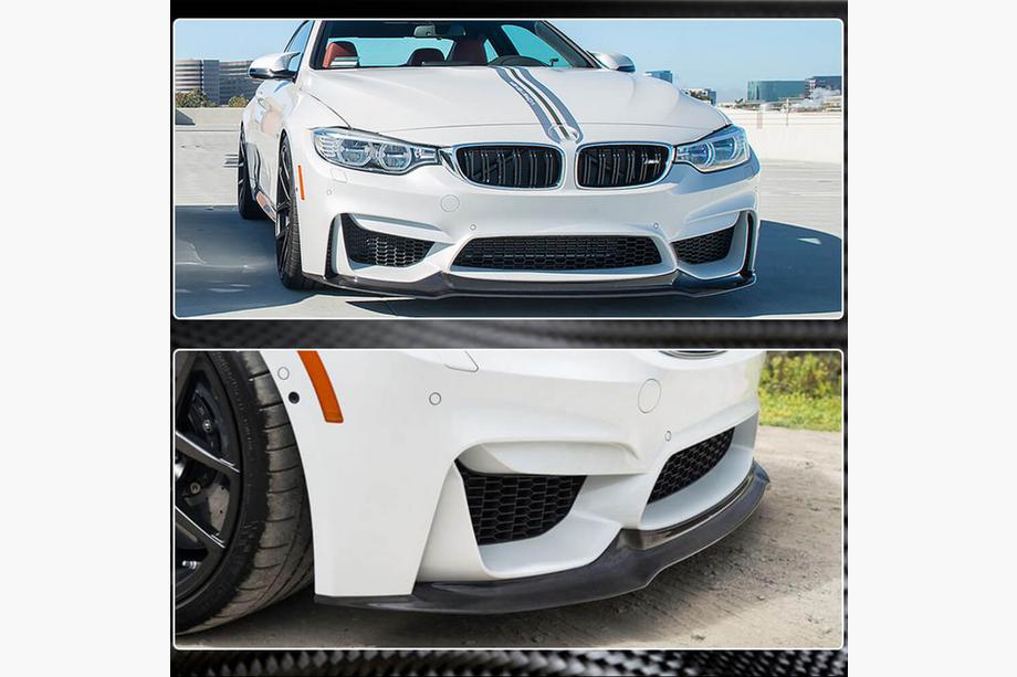 BMW serija 3 F30/F31 2012–2019 Lip spojler sprednjega odbijača FRP V17 (za F80) Fotografija 4