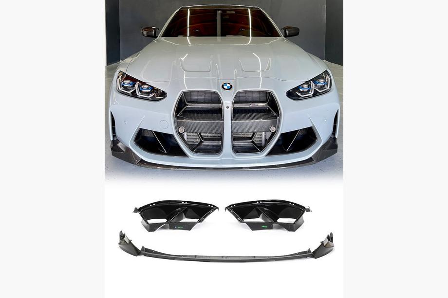 BMW serija 4 G22/23/26 2020– Karbon V6 lip spojler sprednjega odbijača (za G82/G83) Image