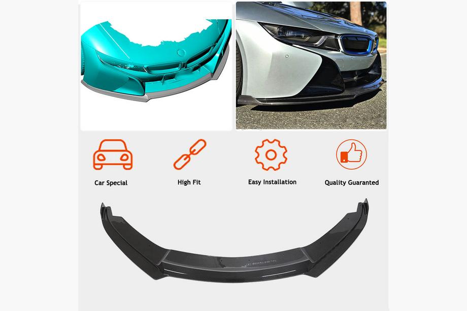 BMW I8 2014–2020 Lip spojler sprednjega odbijača (Karbon) Fotografija 2