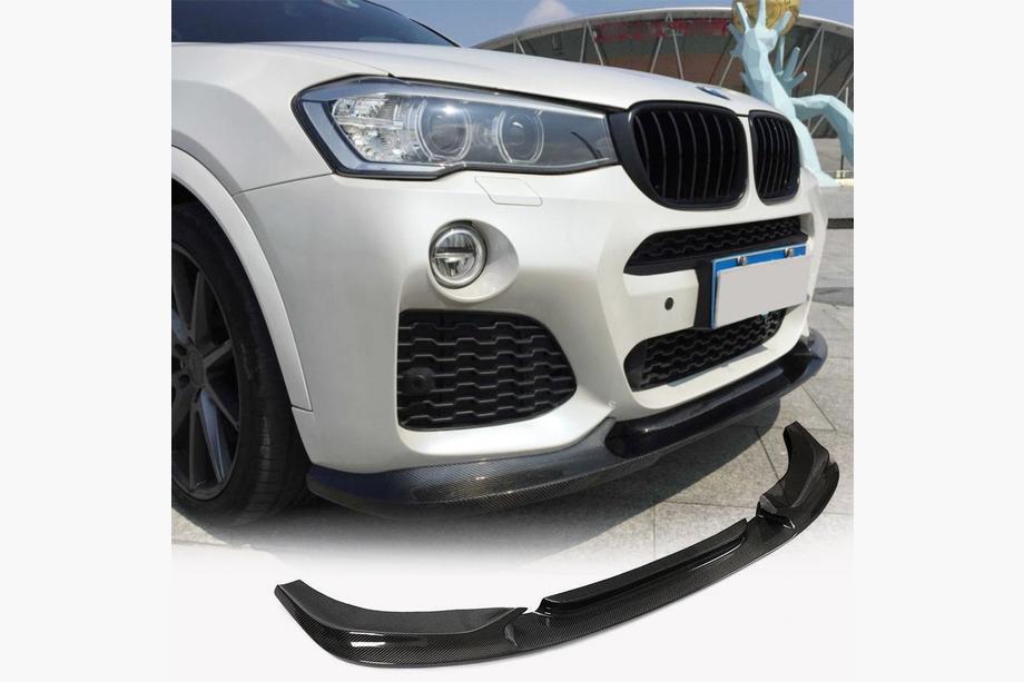 BMW X3 F25 2011–2018 Lip spojler sprednjega odbijača (za M-Sport 2014-2018, karbon) Image