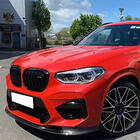 BMW X4 G02 2018– Lip spojler za sprednji odbijač Lip V2 (za F98 2018-2021, karbon) fotografija 3