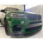 BMW X6 F16 2014–2019 Sprednji lip spojler odbijača Lip V2 (za F86, karbon) fotografija 5