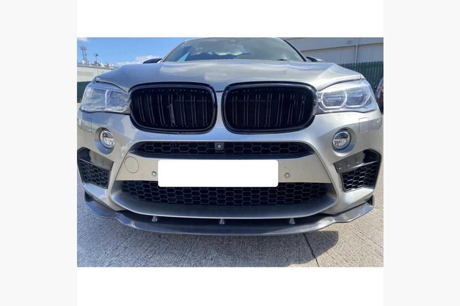 BMW X6 F16 2014–2019 Sprednji lip spojler odbijača Lip V3 (za F86, karbon) Fotografija 2