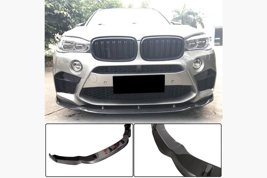 BMW X6 F16 2014–2019 Sprednji lip spojler odbijača Lip V3 (za F86, karbon) Fotografija 7