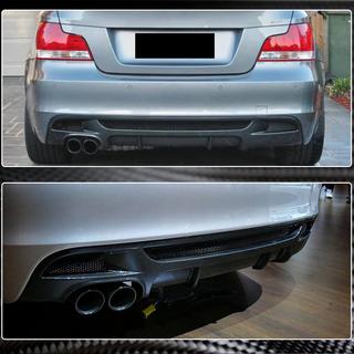 Difuzor zadnjega odbijača V1 (za E82/E88 M-Sport, karbon) BMW serija 1 E81/E82/E87/E88 2004–2011 fotografija 4