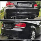 BMW serija 1 E81/E82/E87/E88 2004–2011 Difuzor zadnjega odbijača V2 (za E82/E88 M-Sport, karbon) fotografija 11