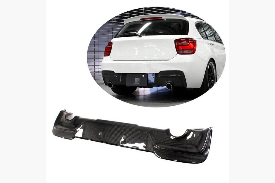 BMW serija 1 F20/F21 2011–2019 Difuzor zadnjega odbijača (za M135i 2011-2015, karbon) Fotografija 1