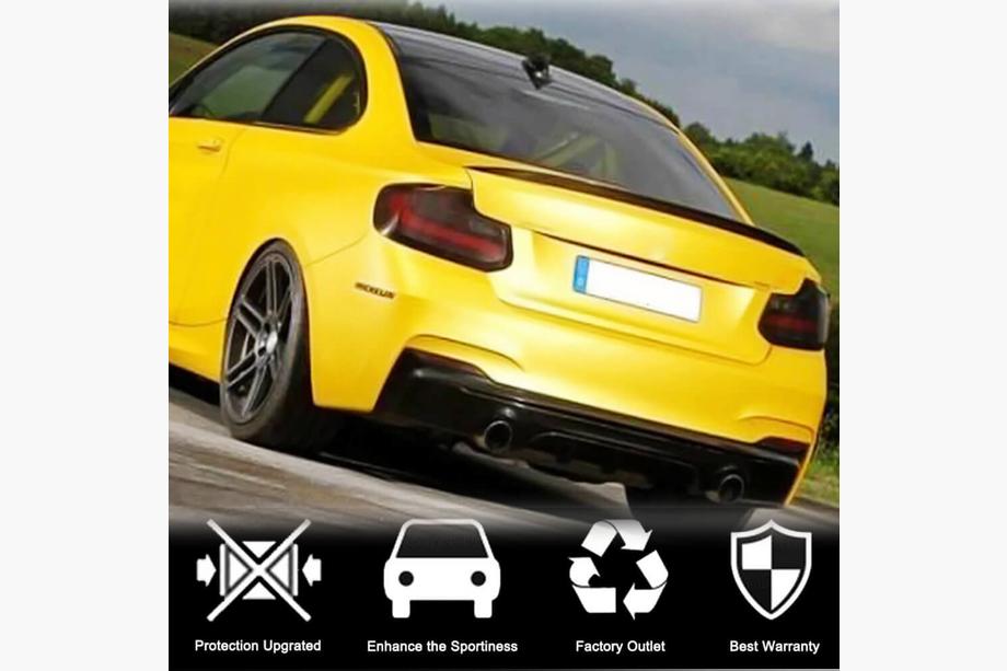 BMW serija 2 F22/F23 2014–2021 Difuzor zadnjega odbijača V1 (za F22/F23 M-Sport, karbon) Fotografija 2