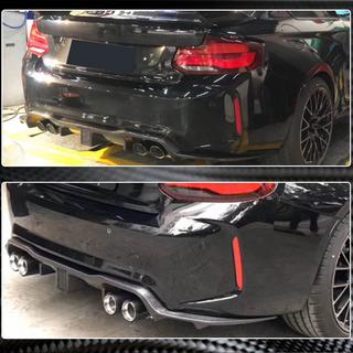 Difuzor zadnjega odbijača V7 (za F87 M2/M2C, karbon) BMW serija 2 F22/F23 2014–2021 fotografija 3