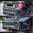 BMW serija 2 F22/F23 2014–2021 V8 difuzor zadnjega odbijača (za F87 M2/M2C, carbon) fotografija 5