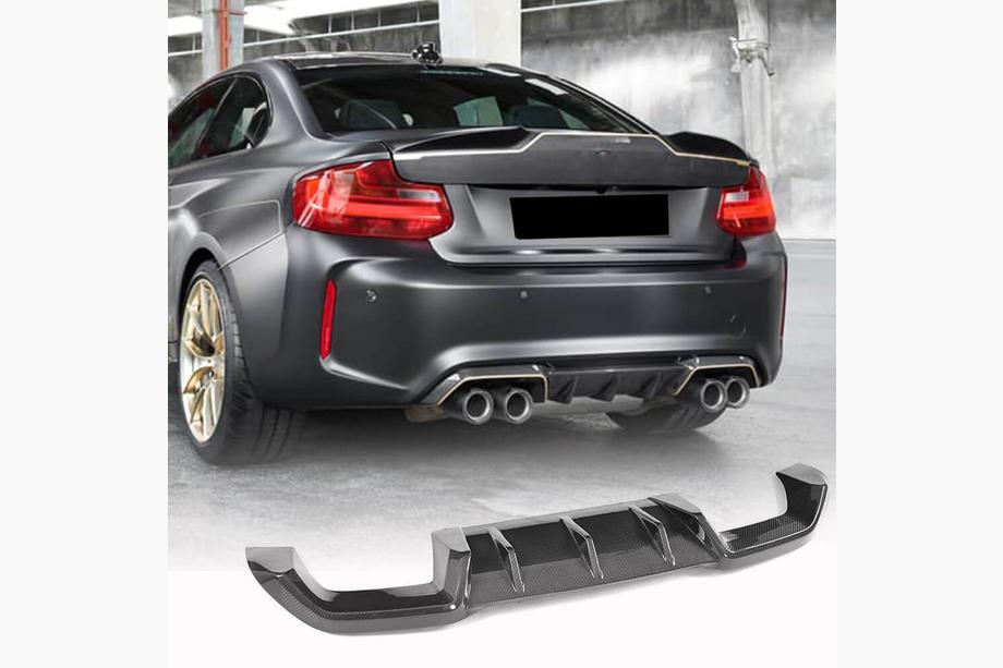 BMW serija 2 F22/F23 2014–2021 Difuzor zadnjega odbijača V5 (za F87 M2/M2C, karbon) Image