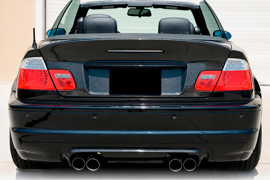 BMW serija 3 E46 1998–2006 Difuzor zadnjega odbijača V2 (za M3, karbon) Image