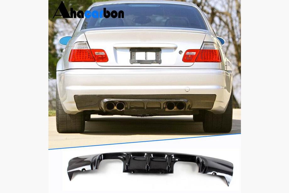 BMW serija 3 E46 1998–2006 Difuzor zadnjega odbijača V3 (za M3, karbon) Image