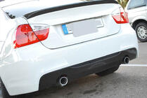 BMW serija 3 E90/E91 2005–2011 Difuzor zadnjega odbijača V3 (za E90 M-Sport, karbon) fotografija 4