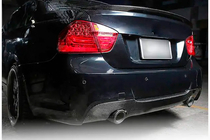 BMW serija 3 E90/E91 2005–2011 Difuzor zadnjega odbijača V3 (za E90 M-Sport, karbon) fotografija 5