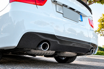 BMW serija 3 E90/E91 2005–2011 Difuzor zadnjega odbijača V3 (za E90 M-Sport, karbon) fotografija 1