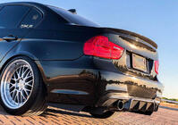 BMW serija 3 E90/E91 2005–2011 Difuzor zadnjega odbijača V1 (za E90 M-Sport, karbon) fotografija 3