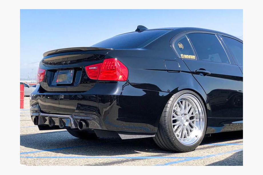 BMW serija 3 E90/E91 2005–2011 Difuzor zadnjega odbijača (za E90 M-Sport, karbon) Fotografija 6