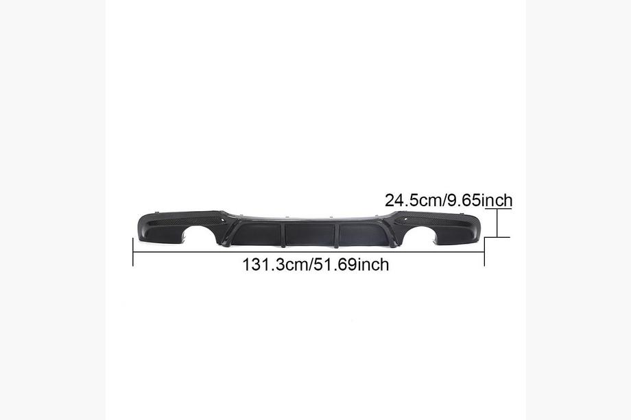 BMW serija 3 E90/E91 2005–2011 Difuzor zadnjega odbijača (za E90 M-Sport, karbon) Fotografija 8
