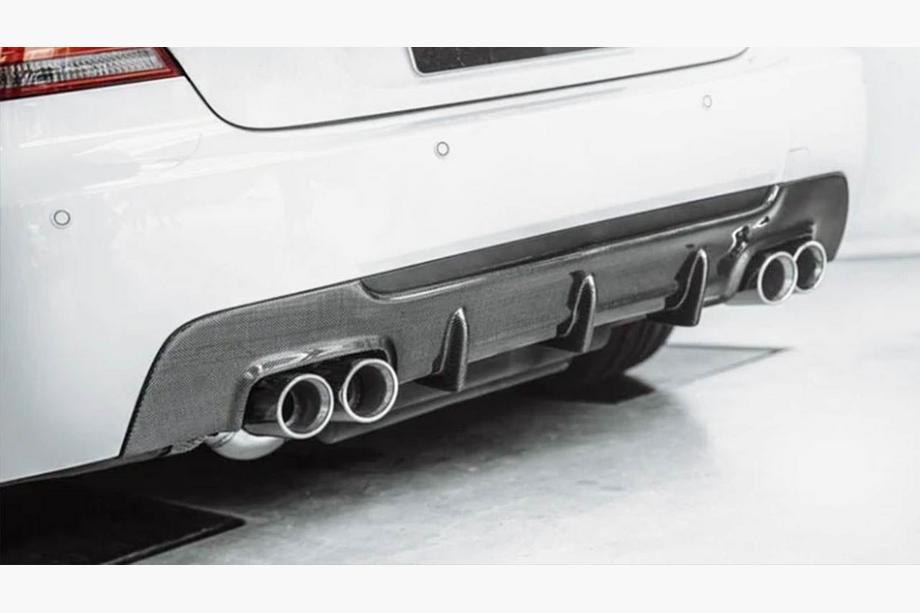 BMW serija 3 E92/E93 2006–2013 Difuzor zadnjega odbijača V1 (za M-Sport, karbon) Fotografija 2