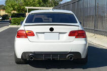 BMW serija 3 E92/E93 2006–2013 Difuzor zadnjega odbijača V2 (za M-Sport, karbon) fotografija 2