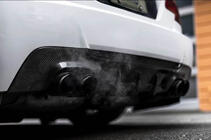 BMW serija 3 E92/E93 2006–2013 Difuzor zadnjega odbijača V2 (za M-Sport, karbon) fotografija 3