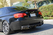 BMW serija 3 E90/E91 2005–2011 Difuzor zadnjega odbijača Carbon V2 (za E92/E93 M3) fotografija 4