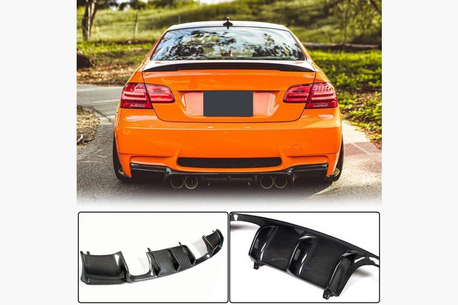 BMW serija 3 E90/E91 2005–2011 Difuzor zadnjega odbijača V-Style (za M3, karbon) Image