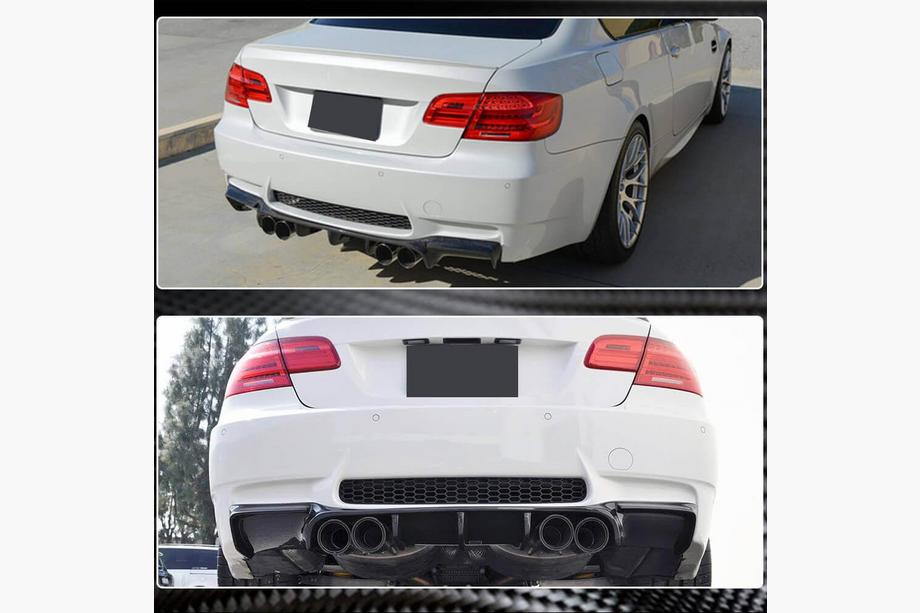 BMW serija 3 E90/E91 2005–2011 Difuzor zadnjega odbijača FRP V5 (za E92/E93 M3) Image