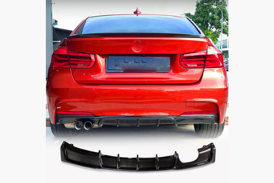 BMW serija 3 F30/F31 2012–2019 ABS difuzor zadnjega odbijača V7 (za M-Sport) Image