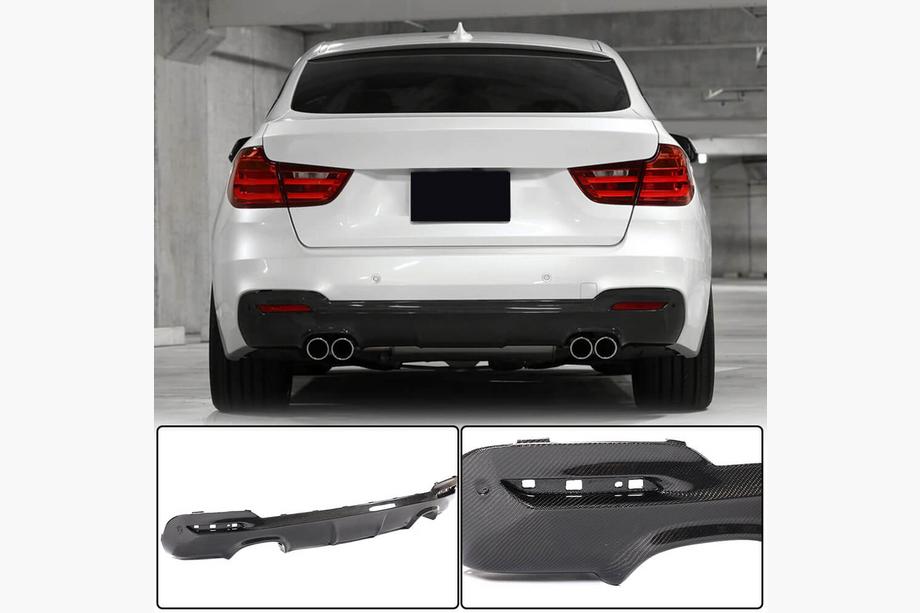 BMW serija 3 F34 2013–2020 Difuzor zadnjega odbijača V3 (za M-Sport, karbon) Image