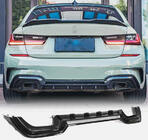 BMW serija 3 G20/G21 2018– Difuzor zadnjega odbijača FRP V3 (2019-2021, M-Sport) fotografija 1