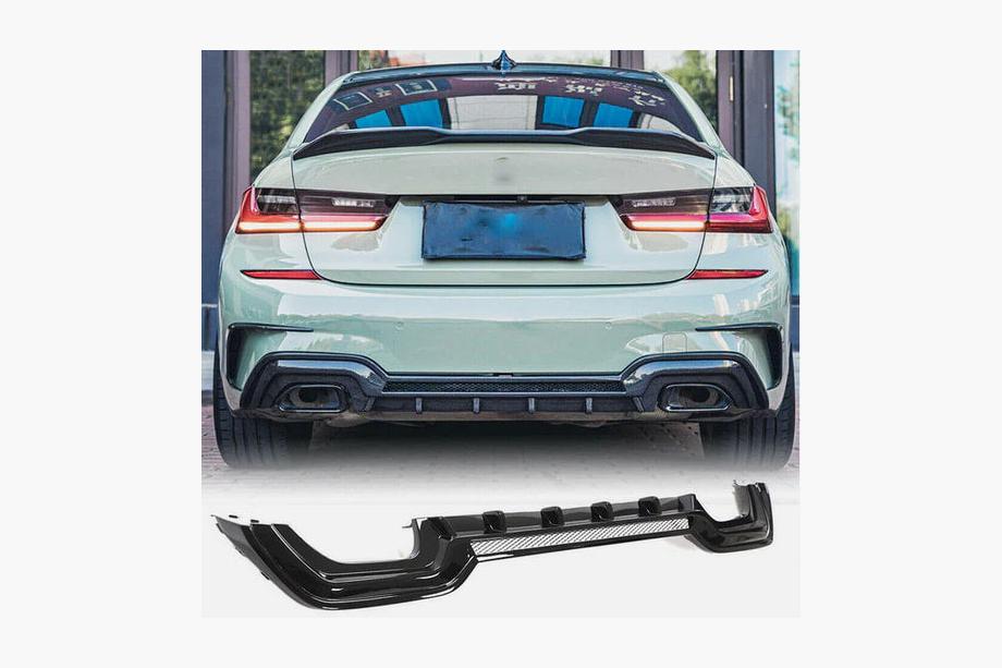 BMW serija 3 G20/G21 2018– Difuzor zadnjega odbijača FRP V3 (2019-2021, M-Sport) Image