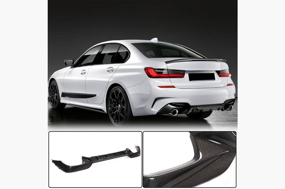 BMW serija 3 G20/G21 2018– Difuzor zadnjega odbijača (za M340i 2018-2022, karbon) Image