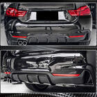BMW serija 4 F32/F33/F36 2012–2020 Difuzor zadnjega odbijača V2 (za M-Sport, karbon) fotografija 2