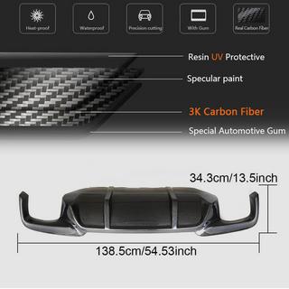Difuzor zadnjega odbijača V1 (za F10 M-Sport, karbon) BMW serija 5 F10/F11 2010–2016 fotografija 4