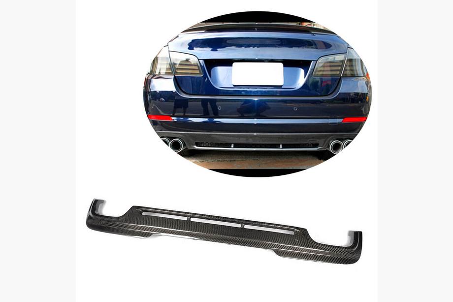 BMW serija 5 F10/F11 2010–2016 Difuzor zadnjega odbijača V4 (za F10 M-Sport, karbon) Image