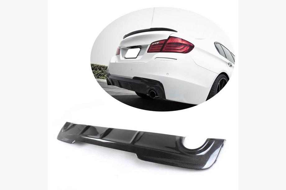 BMW serija 5 F10/F11 2010–2016 Difuzor zadnjega odbijača V5 (za F10 M-Sport, karbon) Image