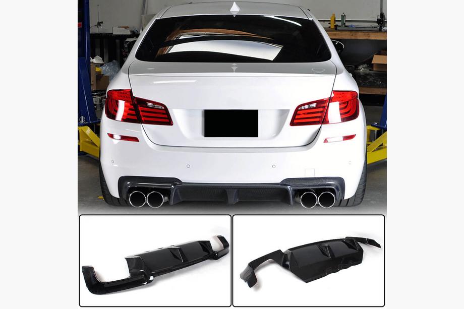 BMW serija 5 F10/F11 2010–2016 Difuzor zadnjega odbijača V4 (za F10 M5, karbon) Image