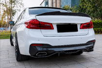 BMW serija 5 G30/G31 2017–2023 Difuzor zadnjega odbijača V4 (za M-Sport/M5 F90, karbon) fotografija 2
