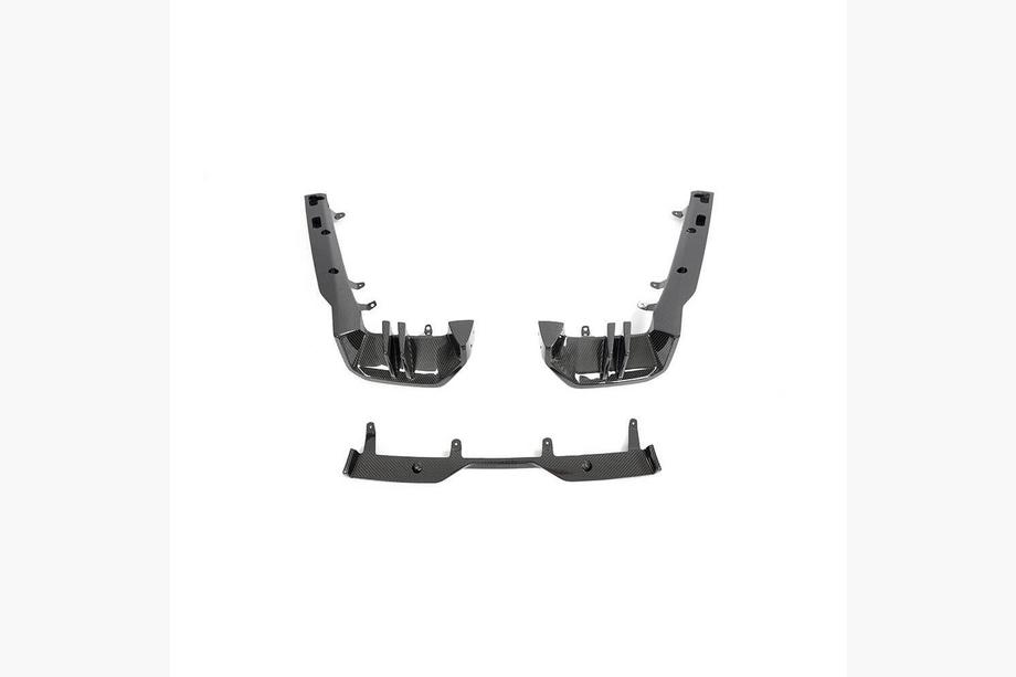 BMW 5/i5 serija G60/G60E/G61 2023– Difuzor zadnjega odbijača (za M-Sport, karbon) Fotografija 8