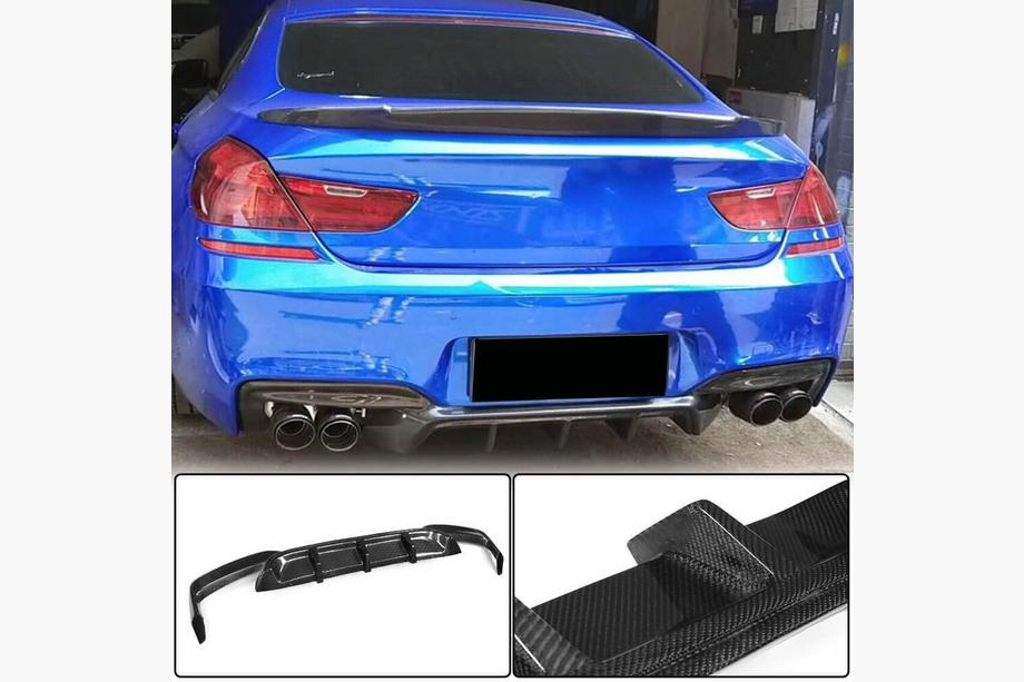 BMW serija 6 F12/F13/F06 2011–2018 Difuzor zadnjega odbijača Carbon V2 (M-Sport) Image