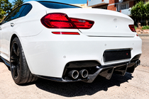 BMW serija 6 F12/F13/F06 2011–2018 Difuzor zadnjega odbijača V1 (za M6, karbon) fotografija 1