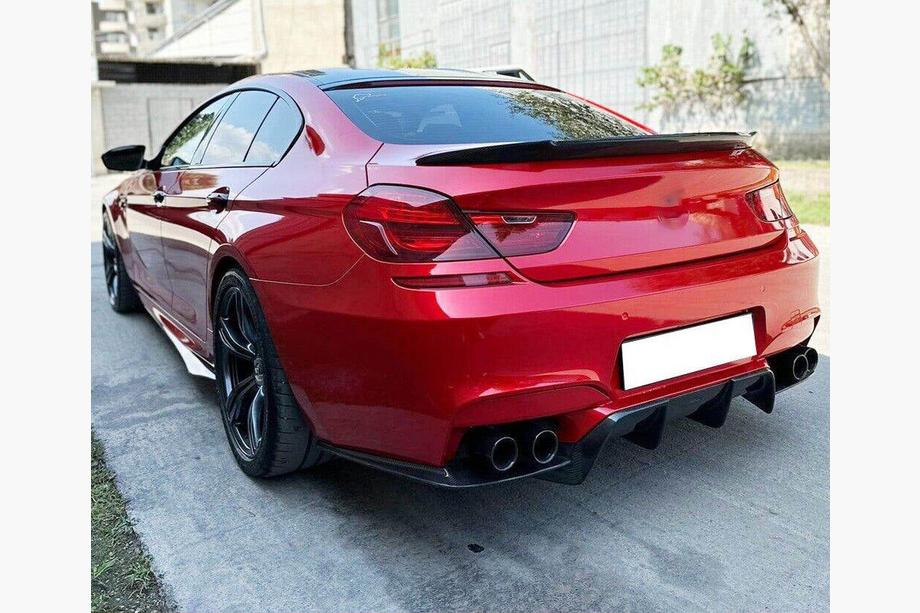 BMW serija 6 F12/F13/F06 2011–2018 Difuzor zadnjega odbijača FRP V2 (za M6) Fotografija 2